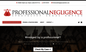 Professionalnegligenceclaimsolicitors.co.uk thumbnail