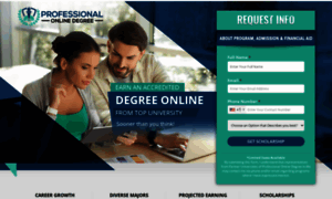 Professionalonlinedegree.com thumbnail