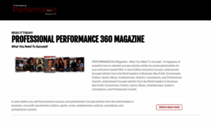 Professionalperformancemagazine.com thumbnail