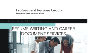 Professionalresumegroup.com thumbnail