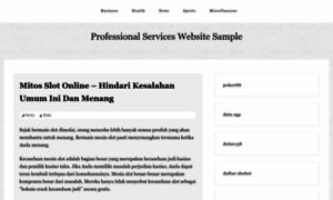 Professionalserviceswebsitesample.com thumbnail