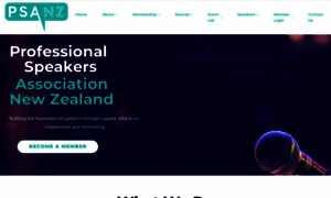 Professionalspeakers.nz thumbnail