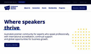 Professionalspeakers.org.au thumbnail