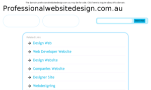 Professionalwebsitedesign.com.au thumbnail