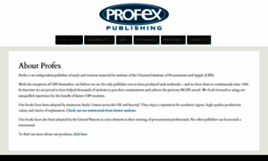 Profex.co.uk thumbnail