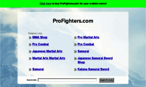 Profighters.com thumbnail