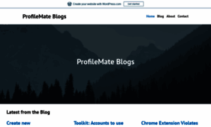 Profilemate.wordpress.com thumbnail