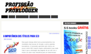 Profissaoproblogger.com thumbnail