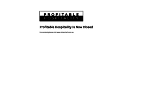 Profitablehospitality.com.au thumbnail