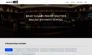 Profitmasters.bradsugars.com thumbnail