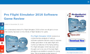 Proflightsimulator2016.org thumbnail