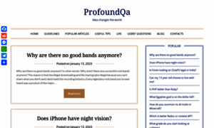 Profoundqa.com thumbnail