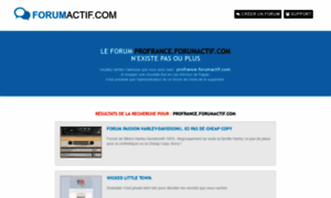 Profrance.forumactif.com thumbnail