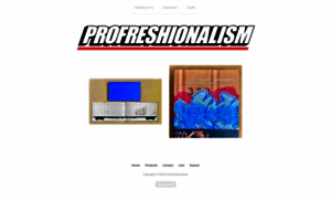 Profreshionalism.bigcartel.com thumbnail