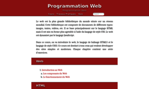 Programmation-web.com thumbnail