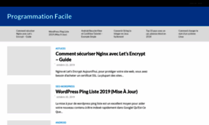 Programmationfacile.com thumbnail