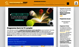 Programme-tv-foot.fr thumbnail