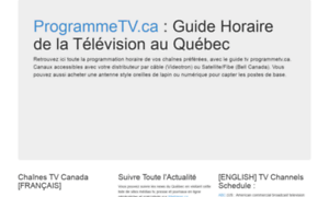 Programmetv.ca thumbnail