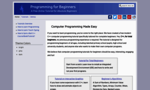 Programming4beginners.com thumbnail
