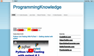 Programmingknowledgeblog.blogspot.com thumbnail