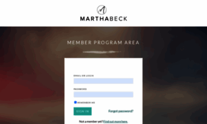 Programs.marthabeck.com thumbnail