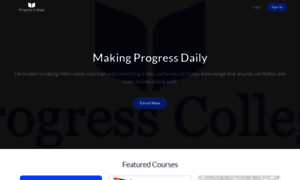 Progress-college.teachable.com thumbnail