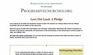 Progressivechurches.org thumbnail