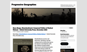 Progressivegeographies.com thumbnail