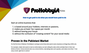 Prohobbyist.com thumbnail