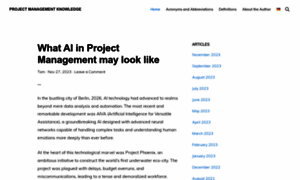 Project-management-knowledge.com thumbnail