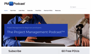 Project-management-podcast.com thumbnail