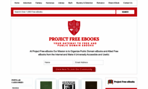 Projectfreeebooks.com thumbnail