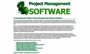 Projectmanagementsoftware.com thumbnail
