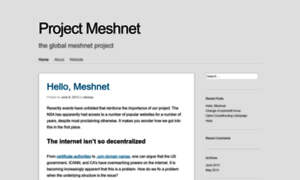 Projectmeshnet.wordpress.com thumbnail