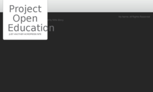 Projectopeneducation.net thumbnail