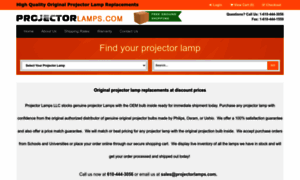 Projectorlamps.com thumbnail