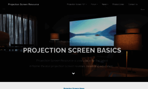 Projectorscreenresource.com thumbnail