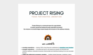 Projectrising.org thumbnail