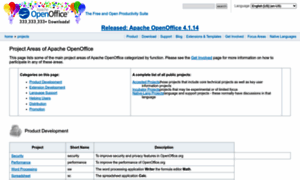 Projects.openoffice.org thumbnail