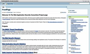 Projects.webappsec.org thumbnail