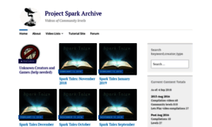 Projectsparkarchive.wordpress.com thumbnail