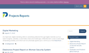 Projectsreports.com thumbnail