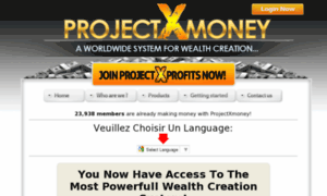 Projectxmoney.com thumbnail