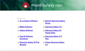 Projet-galaxy.com thumbnail