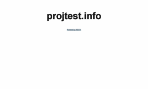 Projtest.info thumbnail
