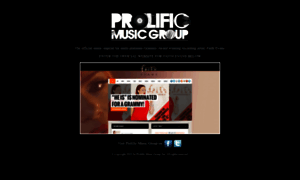 Prolificmusicgroupinc.com thumbnail