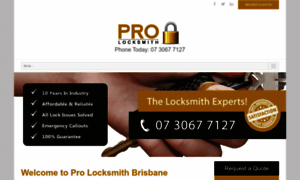 Prolocksmithbrisbane.com.au thumbnail