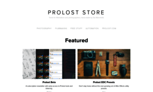 Proloststore.com thumbnail