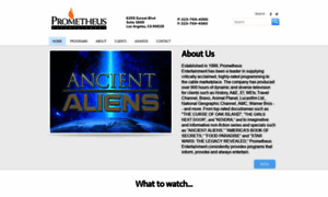 Prometheusentertainment.com thumbnail