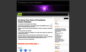 Prometheusfusionperfection.com thumbnail